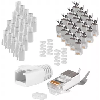 RJ-45 kištukinis jungiklis ShiverPeaks 72067-20GR pilkas