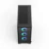 Korpusas Fractal Design Pop 2 Air Black TG RGB Midi Tower — ATX/Micro-ATX/Mini-ITX, 3x120mm priekyje, 1x120mm gale, 2.5 colio + 3.5 colio vietos