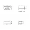 Apsauginis VGA lizdo dangtelis DeLOCK 60162