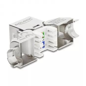 Keystone RJ45 modulis Cat.6A beįrankis 90° DELOCK 90800