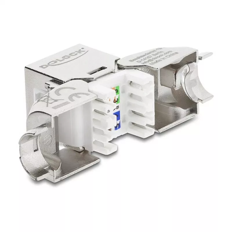 Keystone RJ45 modulis Cat.6A beįrankis 90° DELOCK 90800