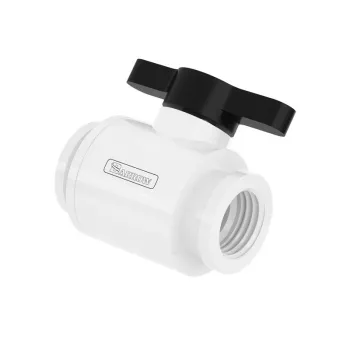 Rutulinis vožtuvas Barrow TLQFS-V1 10 mm G1/4, baltos/juodos spalvos apdaila