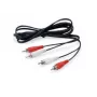 Equip 147094 garso kabelis 2,5 m 2 x RCA juodas
