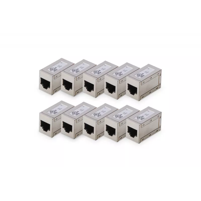 Digitus CAT 6 modulinės jungtys ekranuotos 10 vnt. RJ-45 auksiniai kontaktai