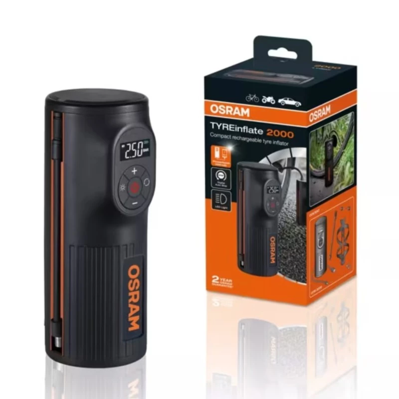 Pripūtimo prietaisas OSRAM TYRE INFLATE 2000