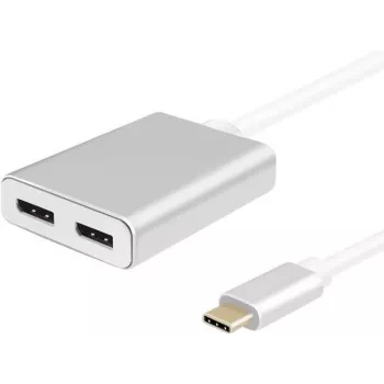 USB-C skirstytuvas helos 288383 — 2× DisplayPort išėjimai, USB 3.1 Type-C