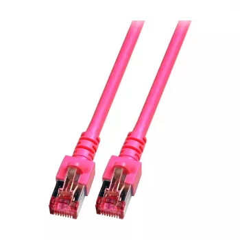 EFB-Elektronik RJ45 jungiamasis kabelis Cat.6 S/FTP LSZH rausvas 0,5 m