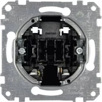 Mygtukinis jungiklis Merten MEG3150-0000 1P metalinis, 250 V AC, 10 A