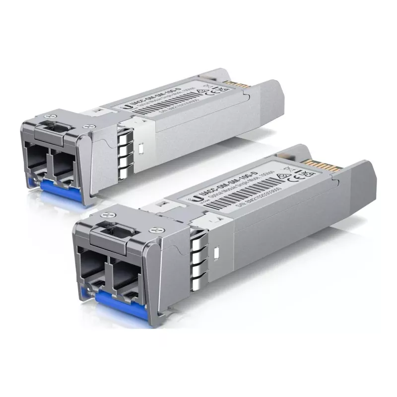SFP+ šviesolaidinis keitiklis Ubiquiti UACC-OM-SM-10G-D-2 10 Gbps 1310 nm LC vienmodis 10 km (2 vnt. pakuotė)