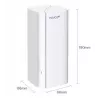 Belaidis maršrutizatorius TENDA EE3 Pro (2 vnt.) Dual Band 802.11ac, 2.4/5 GHz, 2882 Mbps, 3x LAN, 5 integruotos antenos
