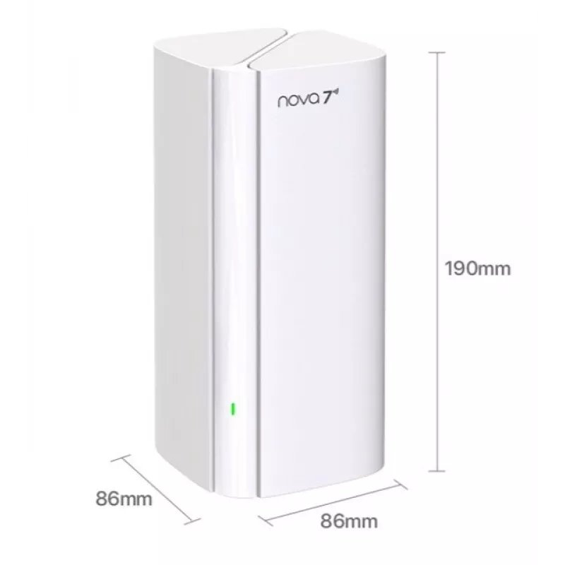 Belaidis maršrutizatorius TENDA EE3 Pro (2 vnt.) Dual Band 802.11ac, 2.4/5 GHz, 2882 Mbps, 3x LAN, 5 integruotos antenos