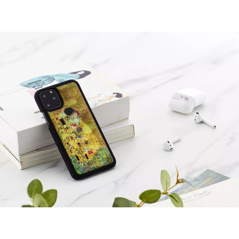 Apsauginis dėklas iKins iPhone 11 Pro — juodas, minkštas