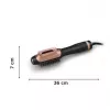 Karšto oro šepetys ROWENTA CF9840F0 — šilta oro technologija, 220–240 V, juodas/varinis, joninė funkcija