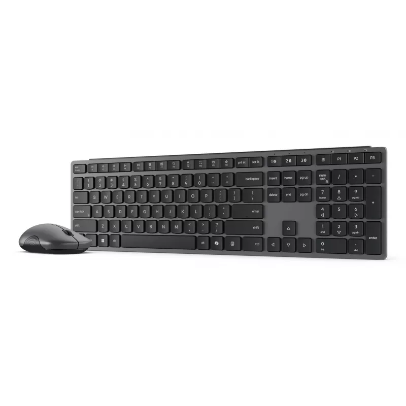 Belaidis klaviatūros ir pelės rinkinys Lenovo 700 Modern Multi-Device (JAV išdėstymas, Bluetooth, Luna Grey)