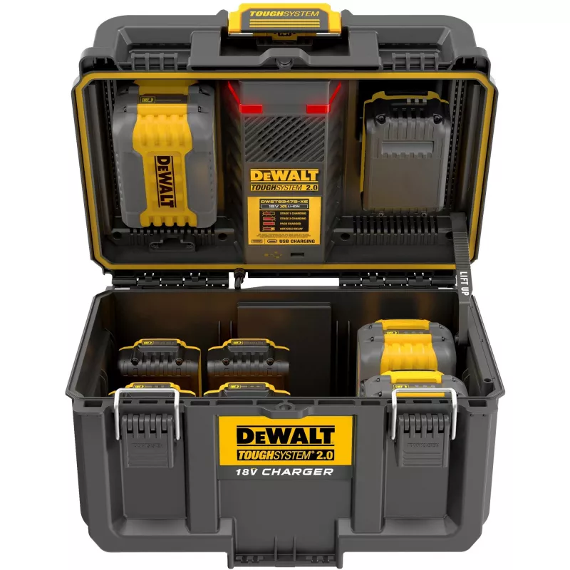 DEWALT ToughSystem Įkroviklis DWST83471 2x4A