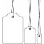 HERMA Strung žymėjimo etiketės - vardų etiketės - Baltos - 7 x 15 mm - 1000 vnt. (6901)