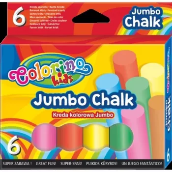 Spalvota kreida Colorino Kids JUMBO 6 spalvų