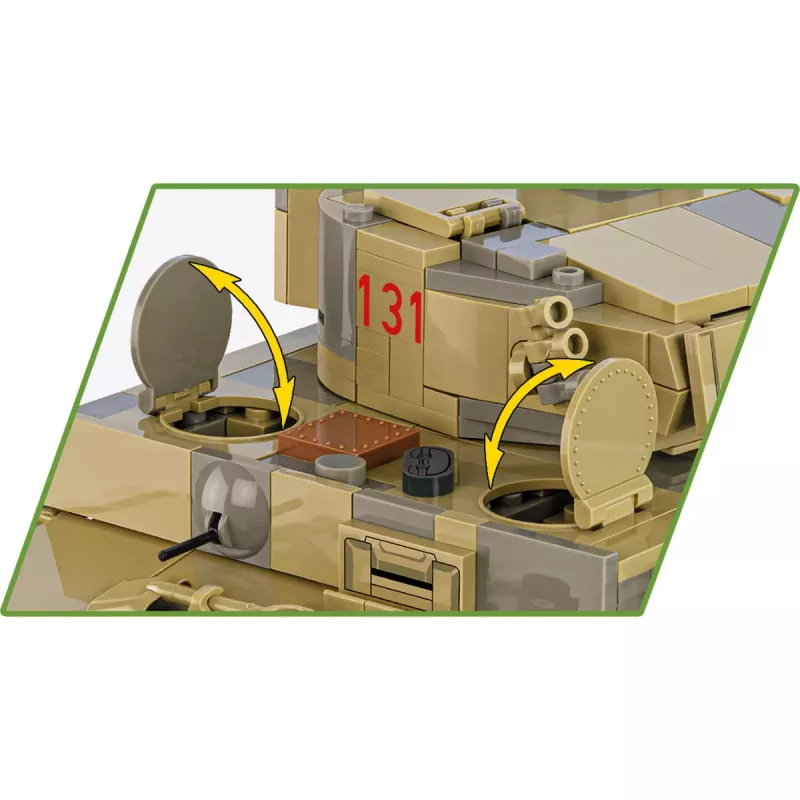 Konstruktorius COBI Panzer VI Tiger nr.131 – 1275 detalių