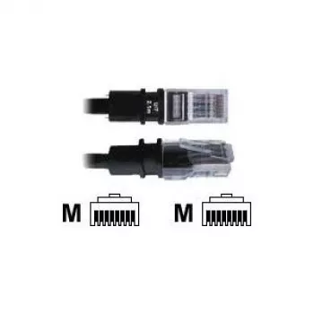 PatchSee BasicPatch Patch-Cable RJ-45 (M) – RJ-45 (M) 1,5 m FTP CAT 5e ekranuotas juodas