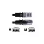 PatchSee BasicPatch Patch-Cable RJ-45 (M) – RJ-45 (M) 1,5 m FTP CAT 5e ekranuotas juodas