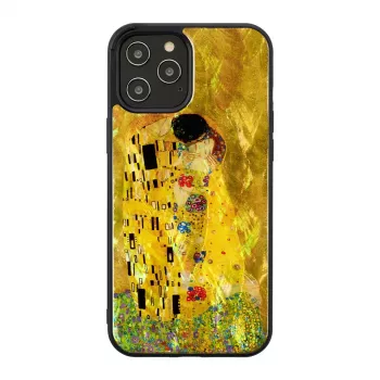 Apsauginis dėklas iKins Apple iPhone 12 / 12 Pro — juodas