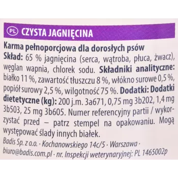 Šlapias šunų ėdalas animonda GranCarno Ėriena suaugusiems – skardinė 400 g, baltymai 11%, riebalai 8%, drėgnis 75%