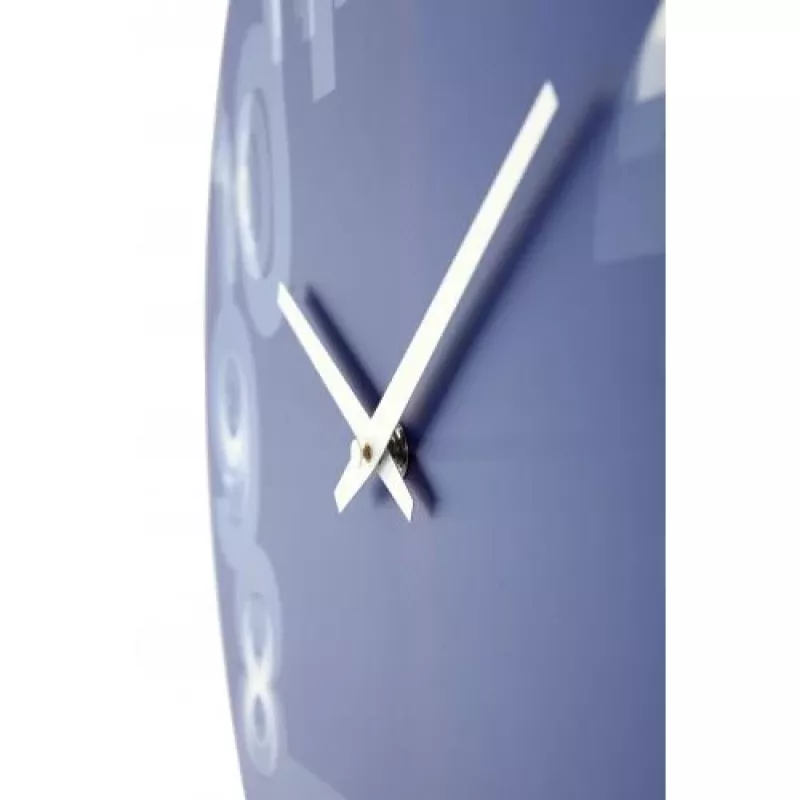 NeXtime 3077bl 3D sieninis laikrodis, Ø39.5 cm, mėlynas/baltas