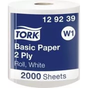 Popieriniai rankšluosčiai Tork 129239, 2 sluoksnių, ritininiai, universalūs