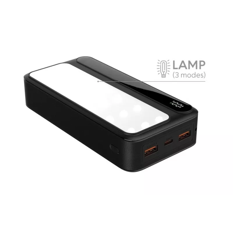 Nešiojamas maitinimo blokas Rebeltec P20 LCDPD LAMP 20000mAh