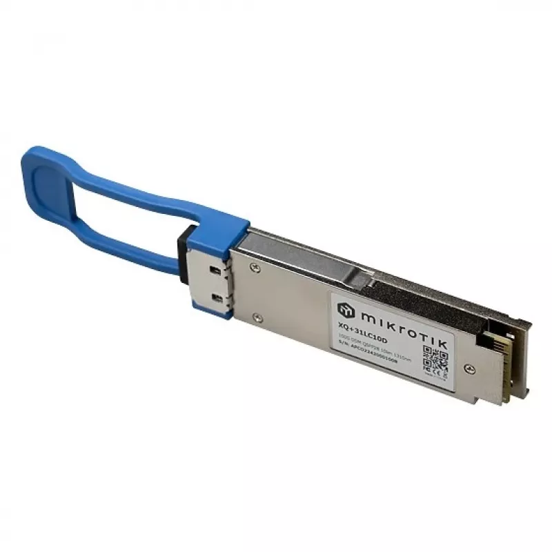 Mikrotik XQ+31LC10D tinklo siųstuvas-imtuvas Skaidulinė optika 100000 Mbit/s QSFP28 1309 nm