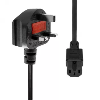 Maitinimo laidas ProXtend PC-GC15-001 1 m, juodas, tinkamas kompiuteriams ir prietaisams