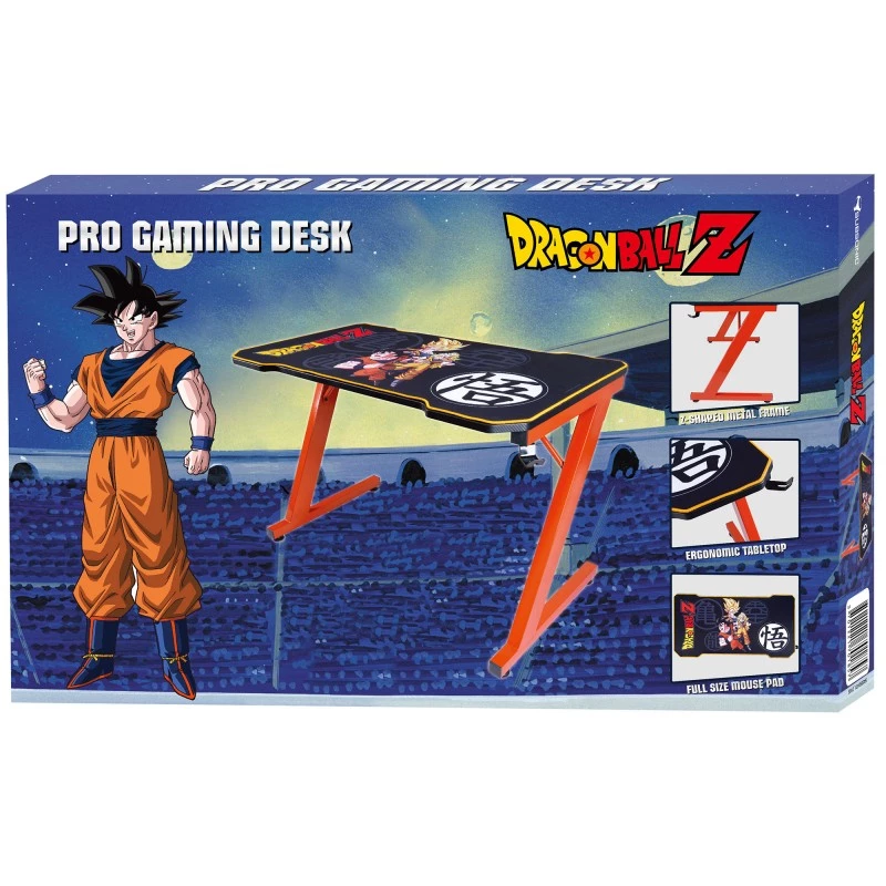 Subsonic Pro Gaming Desk DBZ – žaidimų stalas su Dragon Ball Z dizainu
