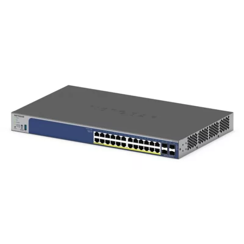 NETGEAR GS728TX L2/L3 10G Ethernet (100/1000/10000) Juodas