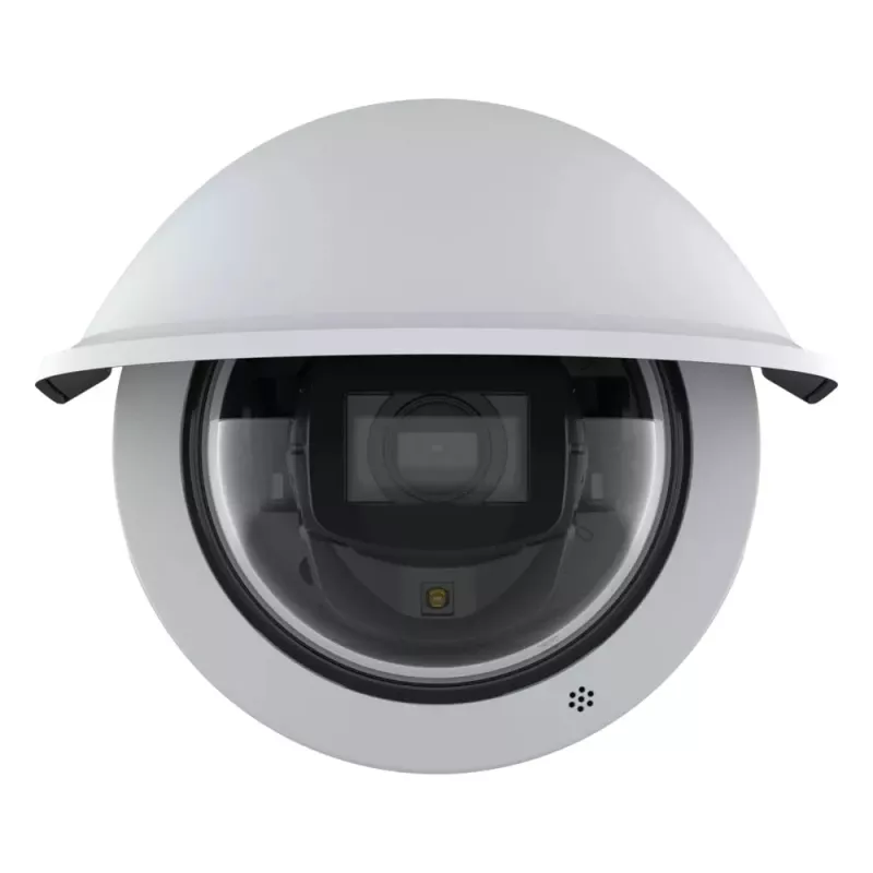 AXIS M4228-LVE kupolinė IP vaizdo stebėjimo kamera lauko montavimui, 4K 3840×2160, sieninis laikiklis, 1/2,8 colio CMOS, 100° HFOV