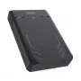 Išorinis HDD/SSD dėklas Unitek Y-3035 – 2.5/3.5 colio SATA, USB 3.2 Gen 1 (USB Type-B), 6 Gbit/s, juodas, su maitinimo adapteriu