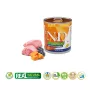 Šlapias šunų ėdalas Farmina N&D Lamb Pumpkin Blueberry Adult 285 g skardinė, pilnavertis suaugusių šunų receptas, 75% drėgmės, 11% baltymų, 7% riebalų