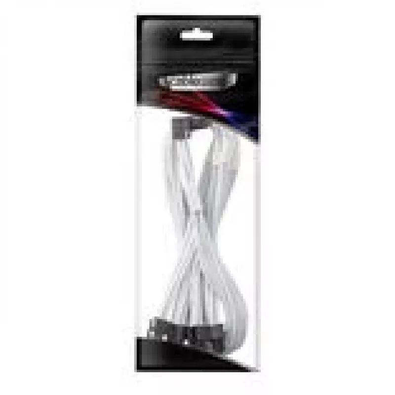 CableMod C-Series Pro jungiamasis kabelis Variantas A 90° 16-pin į 4×8-pin PCIe, baltas