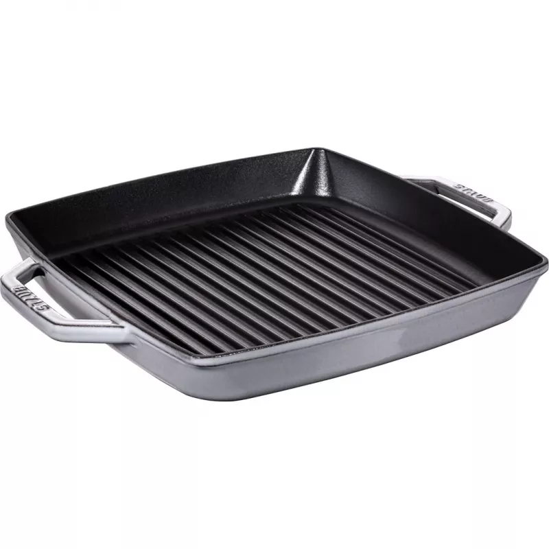 Grill keptelė Staub 40511-785-0 33 cm Indukcinė Grafito Pilka