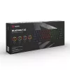 Mechaninė žaidimų klaviatūra SAVIO BLACKOUT X2 PEACH — 61 klavišų 60% QWERTY, RGB LED, hot-swap, USB Type-A/Type-C, atjungiamas kabelis