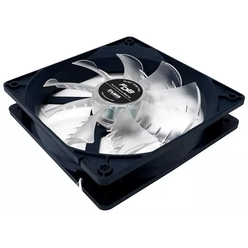 Zalman ZM-F3 FDB(SF) kompiuterio korpuso ventiliatorius 12 cm juodas, permatomas