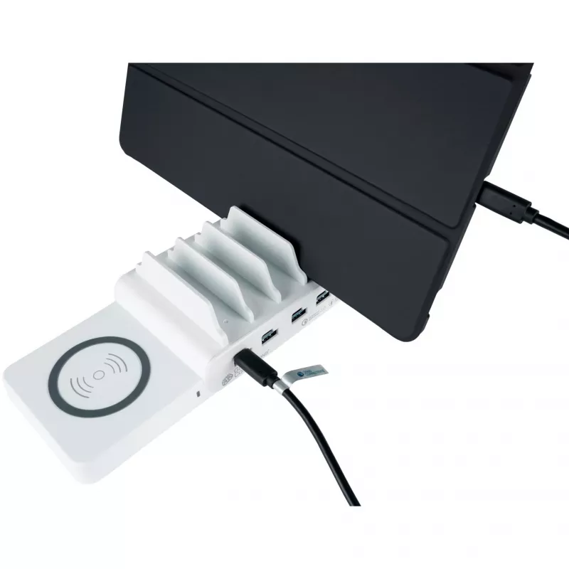 Mobiliojo įrenginio greitasis įkroviklis Alcasa PCA-D006WQR Baltas