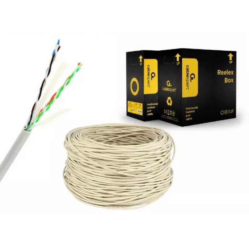Laidas CAT6 UTP 305M PILKAS Gembird UPC-6004SE-L