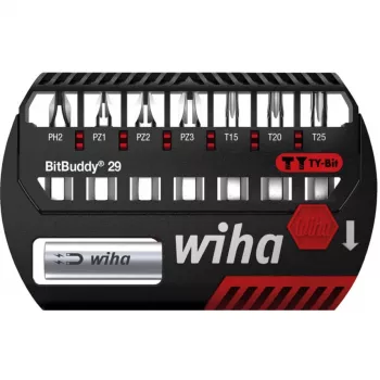 WIHA 42137 - Bit rinkinys BitBuddy, 8 vnt. mišrus, 29 mm, TY-Bit (42137)