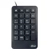 Skaitmeninis klaviatūros blokas Inter-Tech KB-120 Universal USB juodas