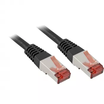 Goobay 3m CAT 6 Patch Laidas, S/FTP (PiMF), juodas