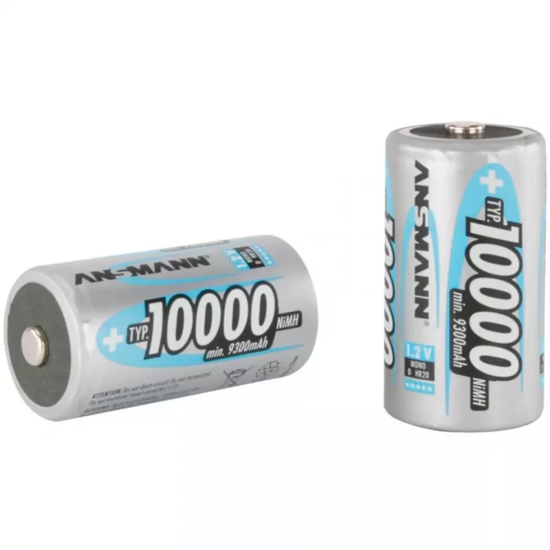 Ansmann 10000 mAh Mono D HR20 įkraunama NiMH baterija