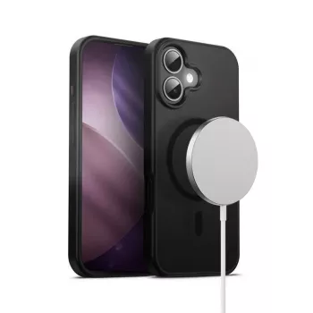 Crong Hybrid Frost MAG Cover Case iPhone 17 – Frosted Black
