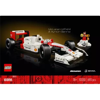 LEGO ICONS McLaren MP4/4 Ayrton Senna 10330 – surinkimo modelis