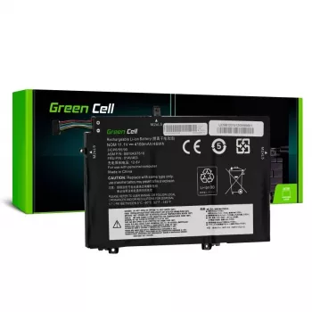 Baterija Green Cell LE168, skirta Lenovo ThinkPad L480 L490 L580 L590 L14 L15 Gen 1 Gen 2