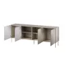 Komoda Cama Meble ISLA 2000x400x750 mm, kašmyro matinis, medžio drožlių plokštės korpusas